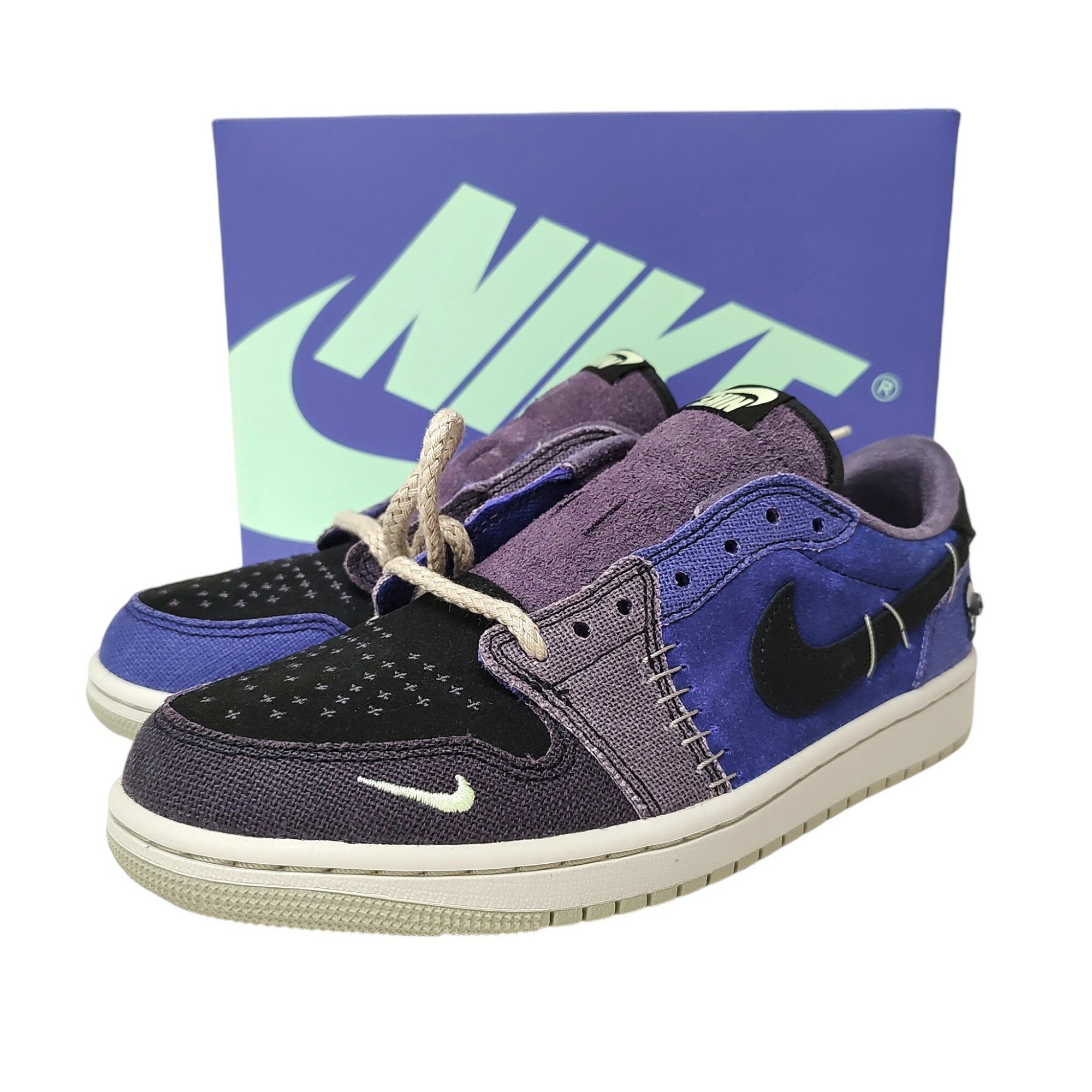 Rakuten - 【中古】NIKE ナイキ x Zion Williamson ザイオン・ウィリアムソン Air Jordan 1 Low OG Voodoo Alternate ナイキ エアジョーダン1 ロー スニーカー IH2309 500 25cm ブードゥーオルタネート メンズ