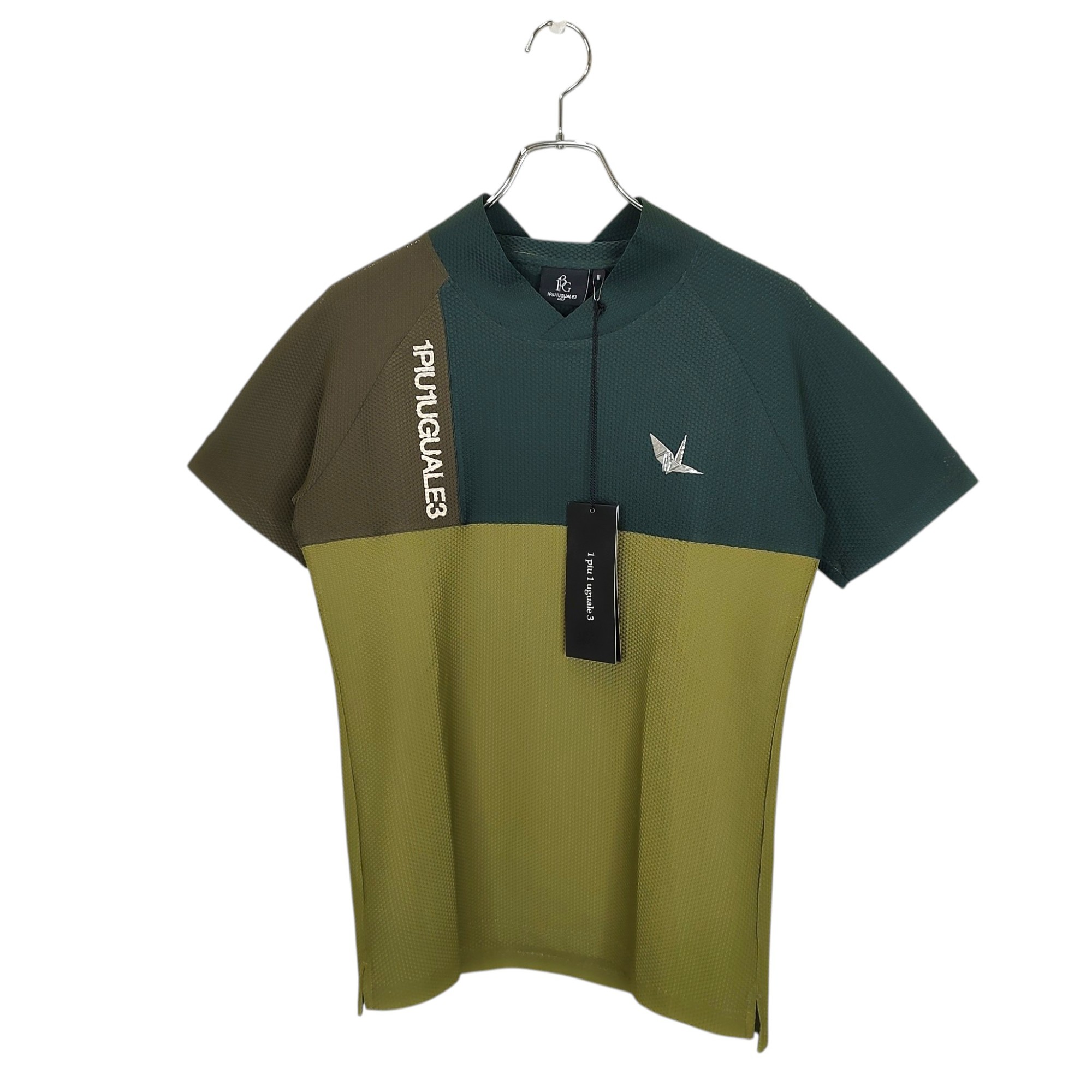 乐天商城 - 【中古】1PIU1UGUALE3 GOLF ウノピゥウノウグァーレトレ ゴルフ 24SS MOCK RAGLAN 半袖 モックネック Tシャツ GST194-POE488 3 L カーキ レディース