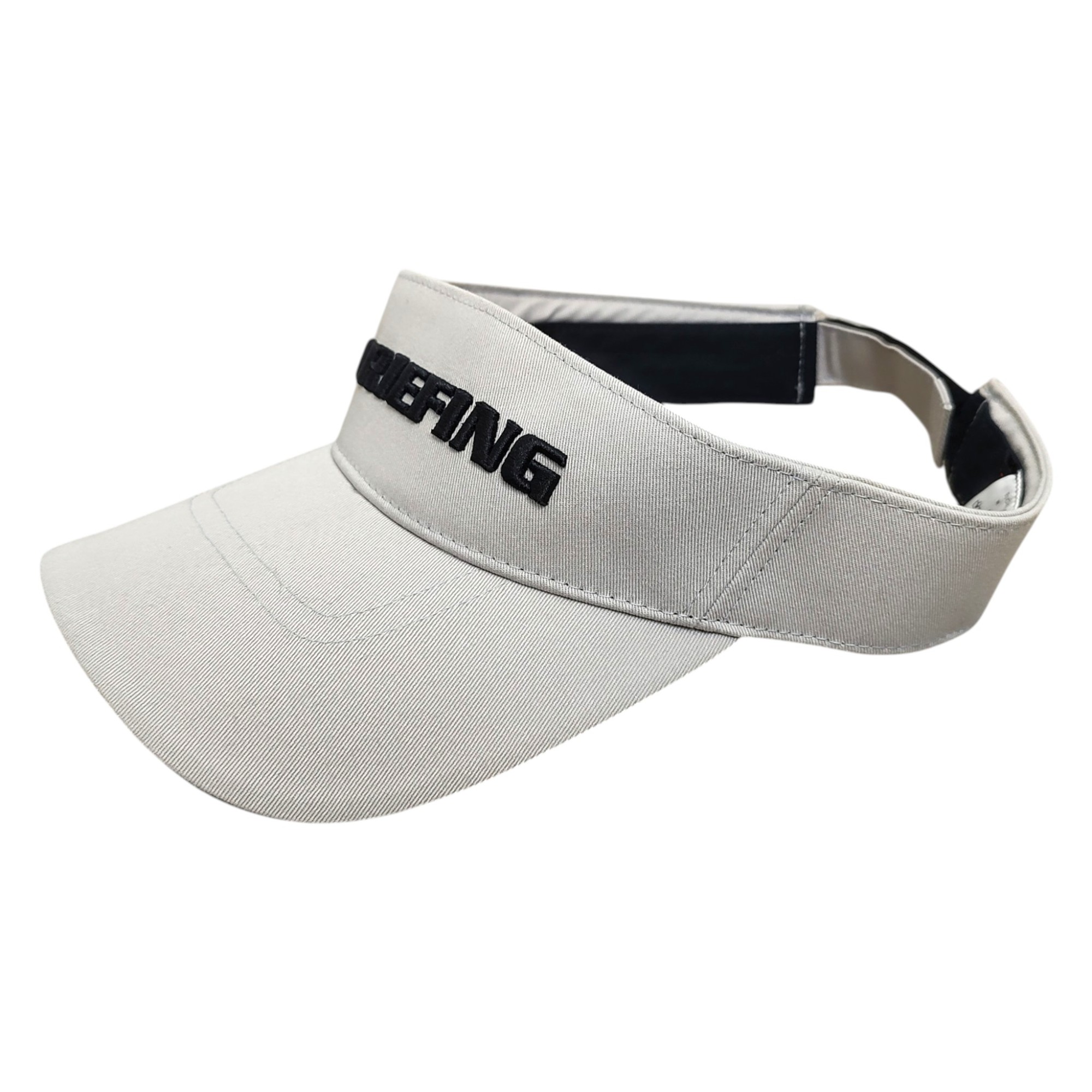 乐天商城 - 【中古】BRIEFING GOLF ブリーフィングゴルフ 3D ロゴ サンバイザー BOG211M02 F グレー メンズ/レディース