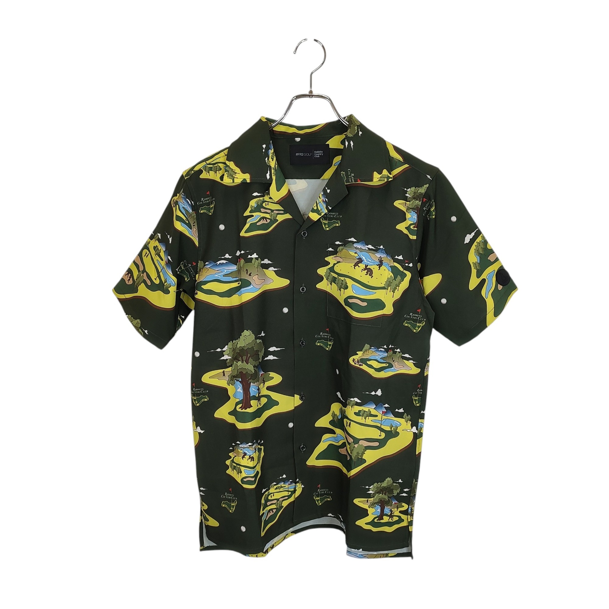 FR2 GOLF エフアールツー ゴルフ All-over print Aloha shirt 総柄 アロハシャツ RGS003 S マルチ メンズ