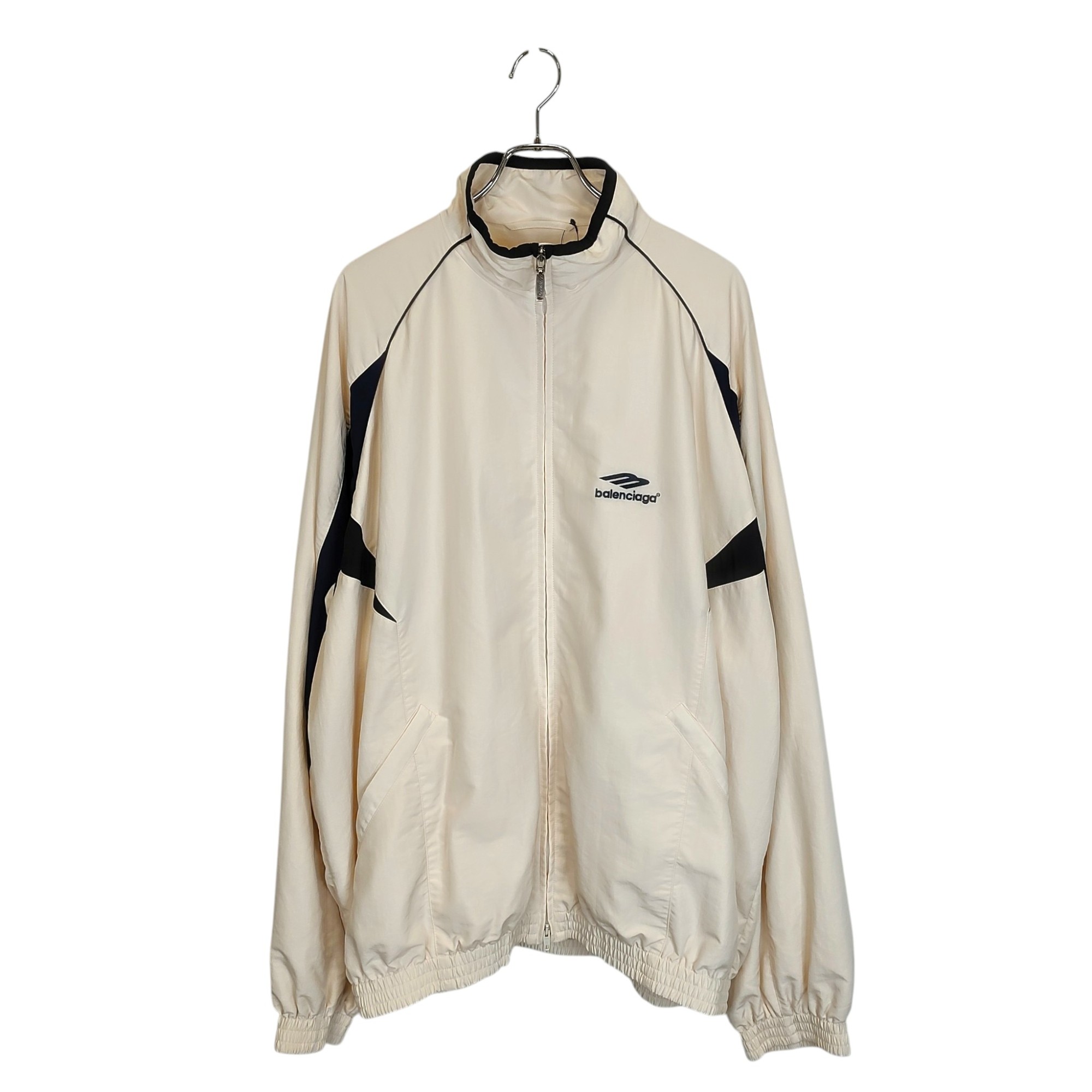乐天商城 - 【中古】BALENCIAGA バレンシアガ 3B SPORTS ICON TRACKSUIT スポーツアイコン トラック スーツ ジャケット 746483 TOO48 L ホワイト メンズ