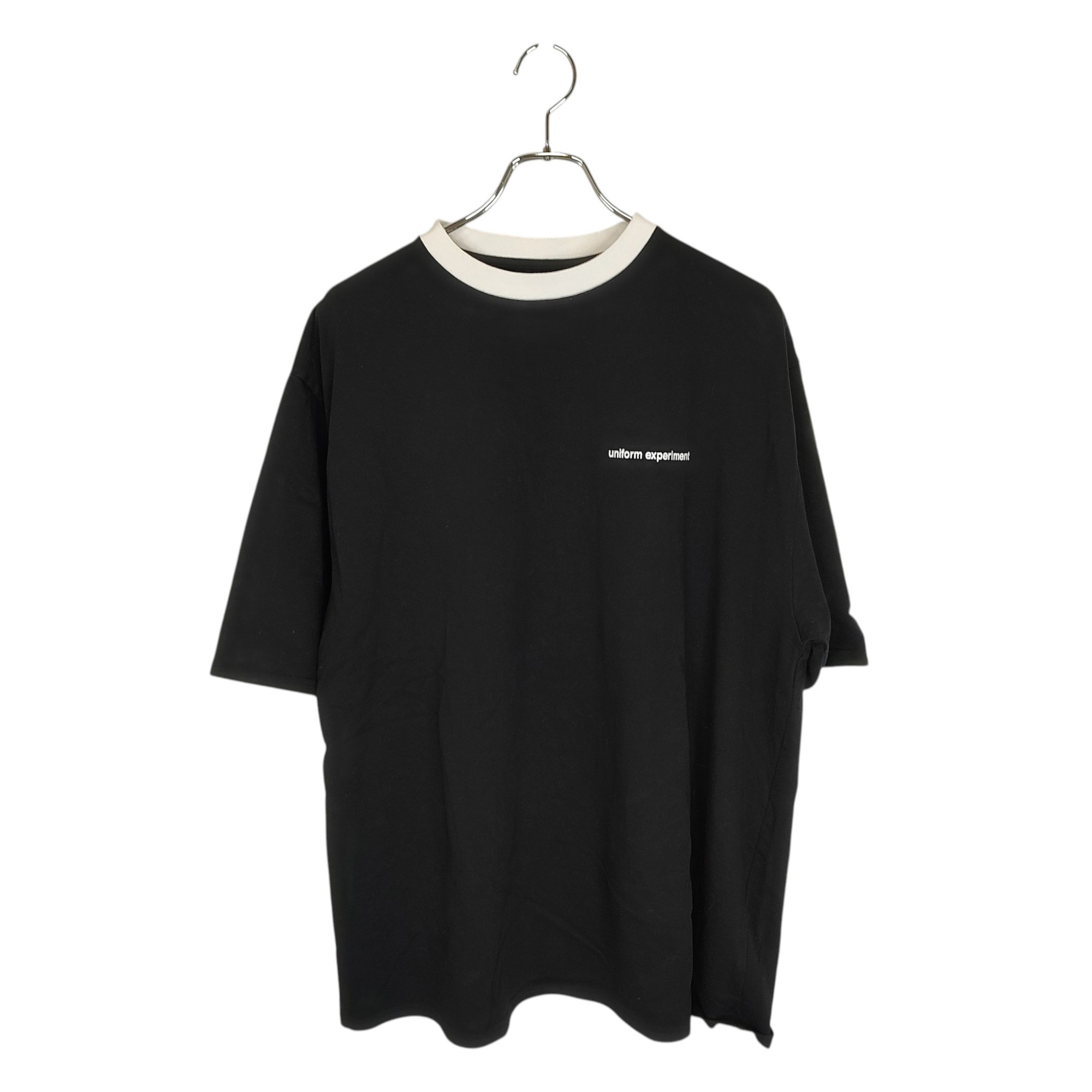 uniform experiment ユニフォームエクスペリメント 23SS トリム BAGGY TRIM TEE 半袖 Tシャツ UE-230047 2 ブラック メンズ