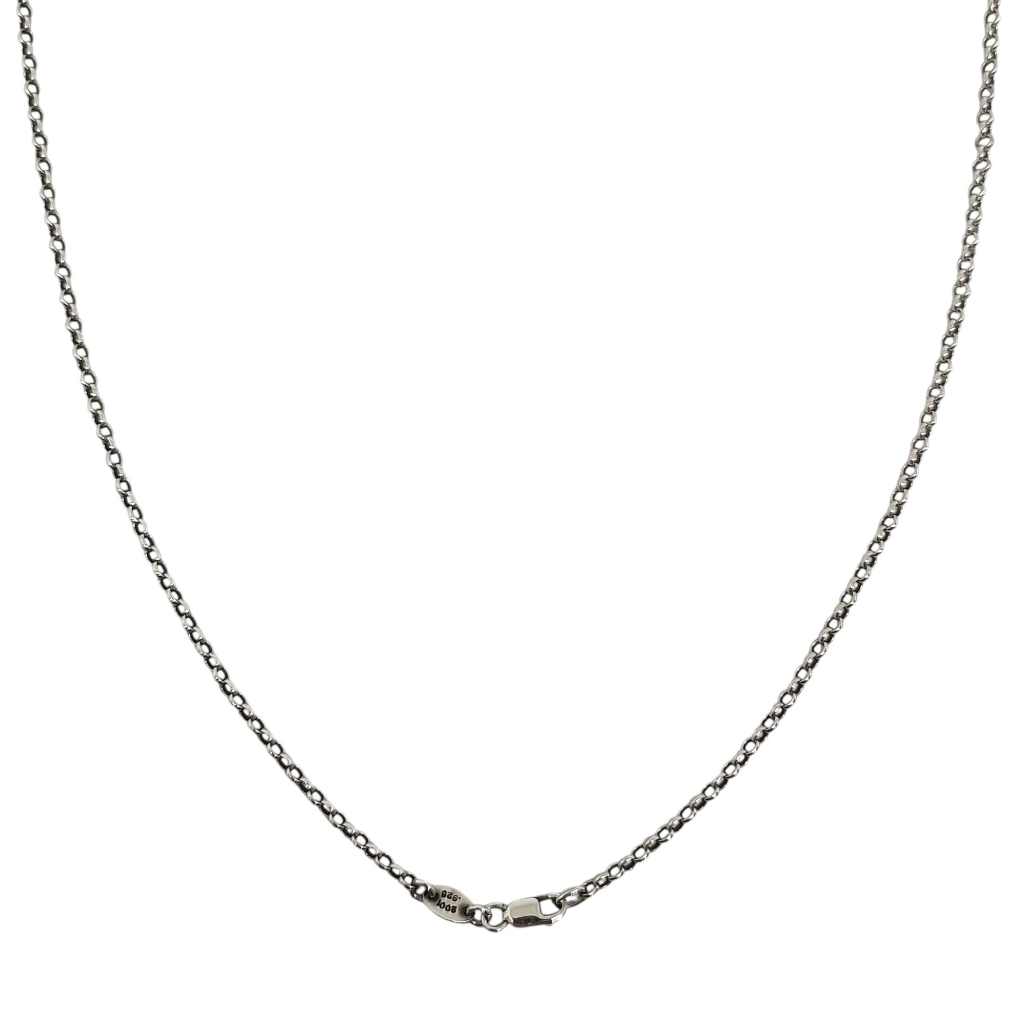 【中古】Chrome Hearts クロムハーツ NECKCHAIN R20 ロールチェーン ネックレス 20...