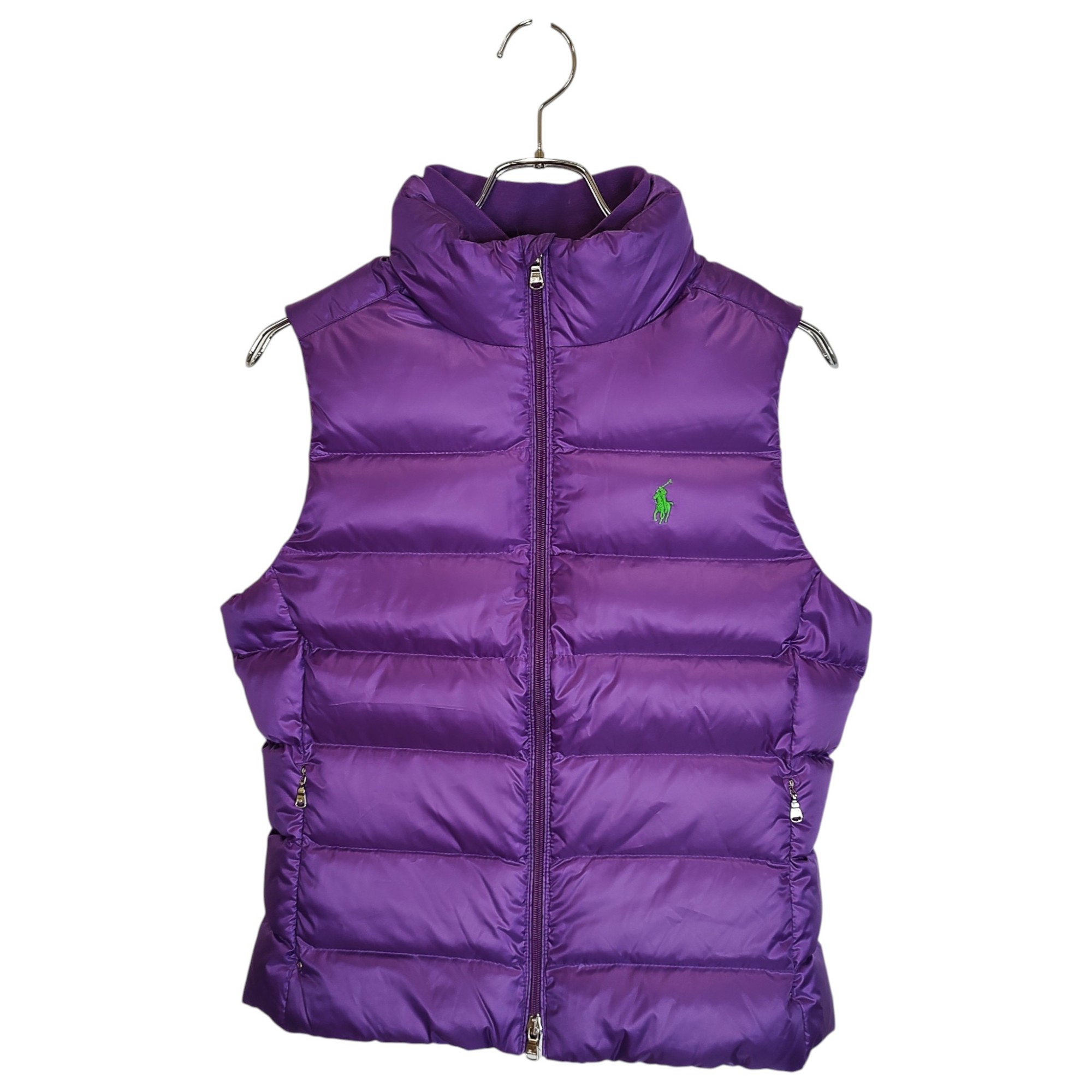 【中古】Ralph Lauren Golf ラルフローレン ゴルフ ダウンベスト 06439 S パープル レディース