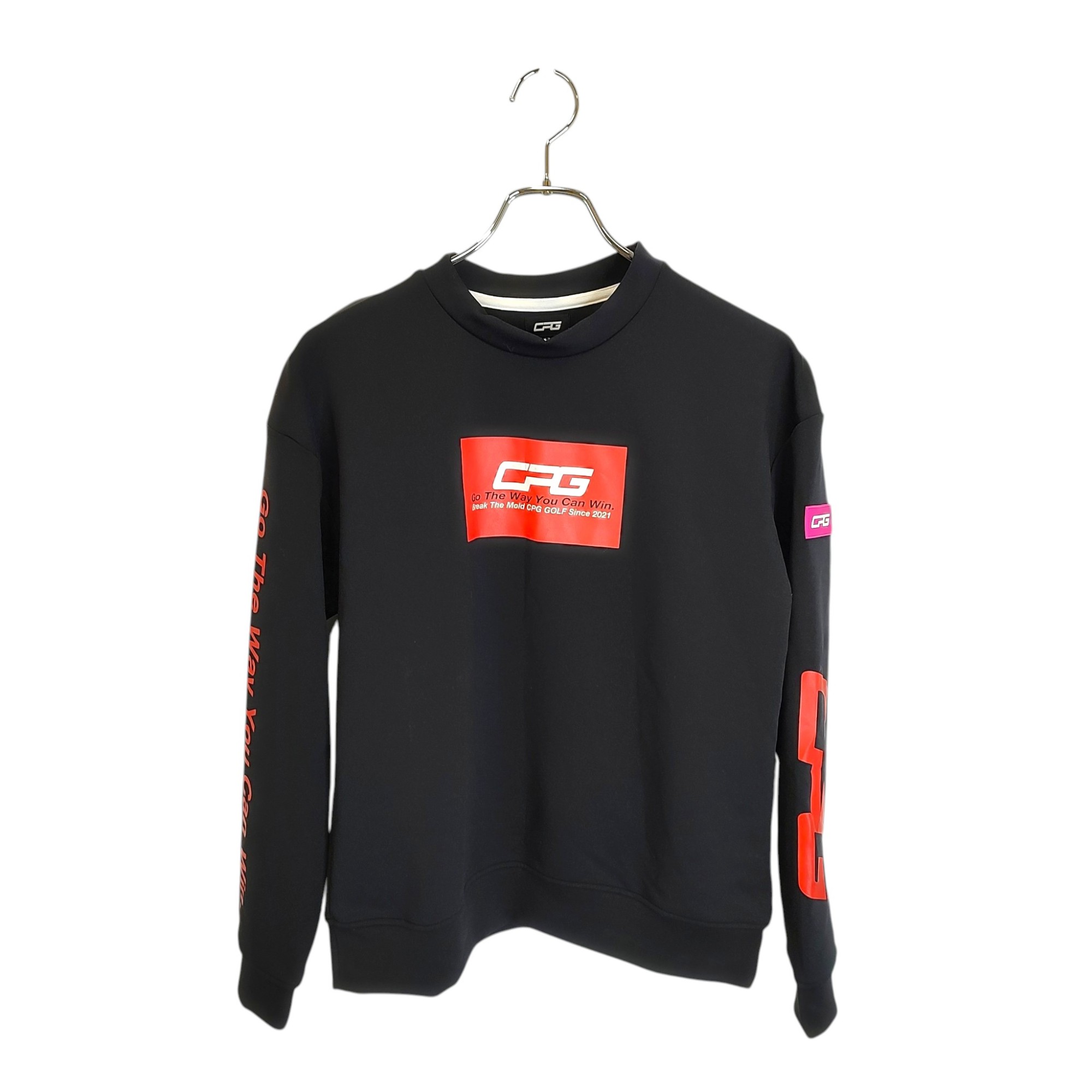 CPG GOLF シーピージーゴルフ 21AW sweat sweatshirt スウェット 長袖 トレーナー CPG-W202105 M ブラック レディース