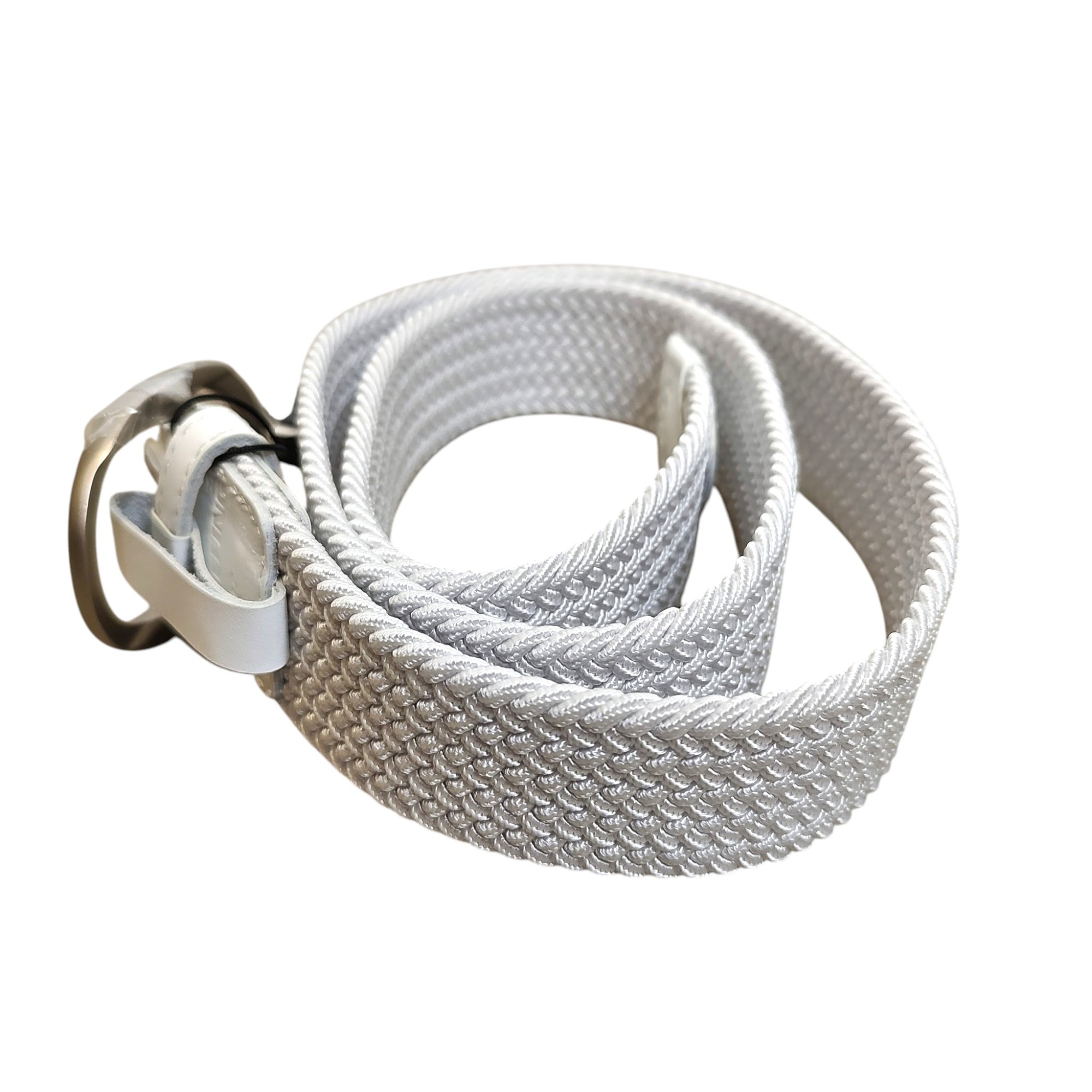 【中古】BRIEFING GOLF ブリーフィングゴルフ OVAL BUCKLE MESH BELT オーバル バックル メッシュベルト BRG211G36 F ホワイト レディース