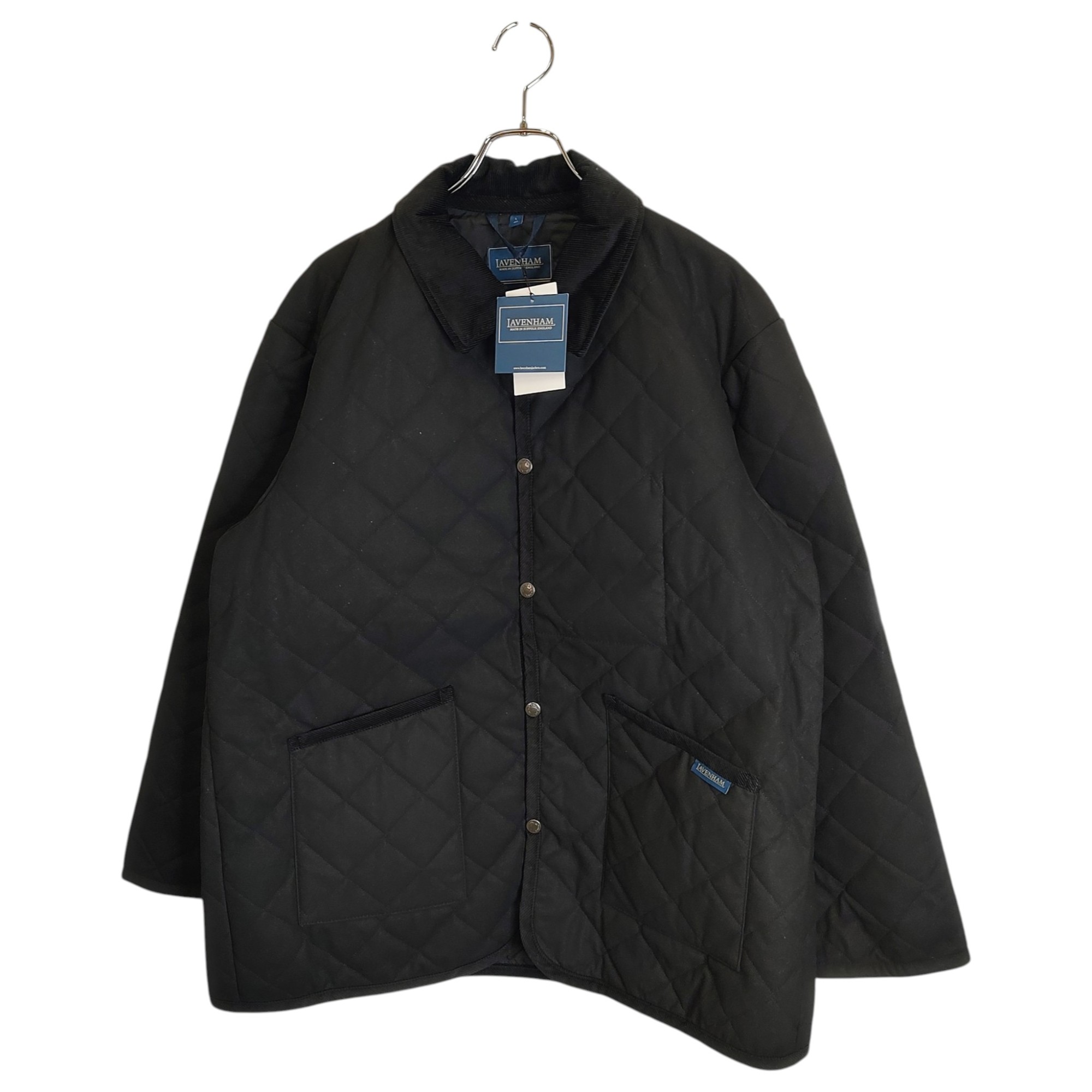 SOPHNET. ソフネット x LAVENHAM ラベンハム 25AW LAVENHAM OVERSIZED DENHAM キルティング ジャケット SPNT-252096 3 ブラック メンズ