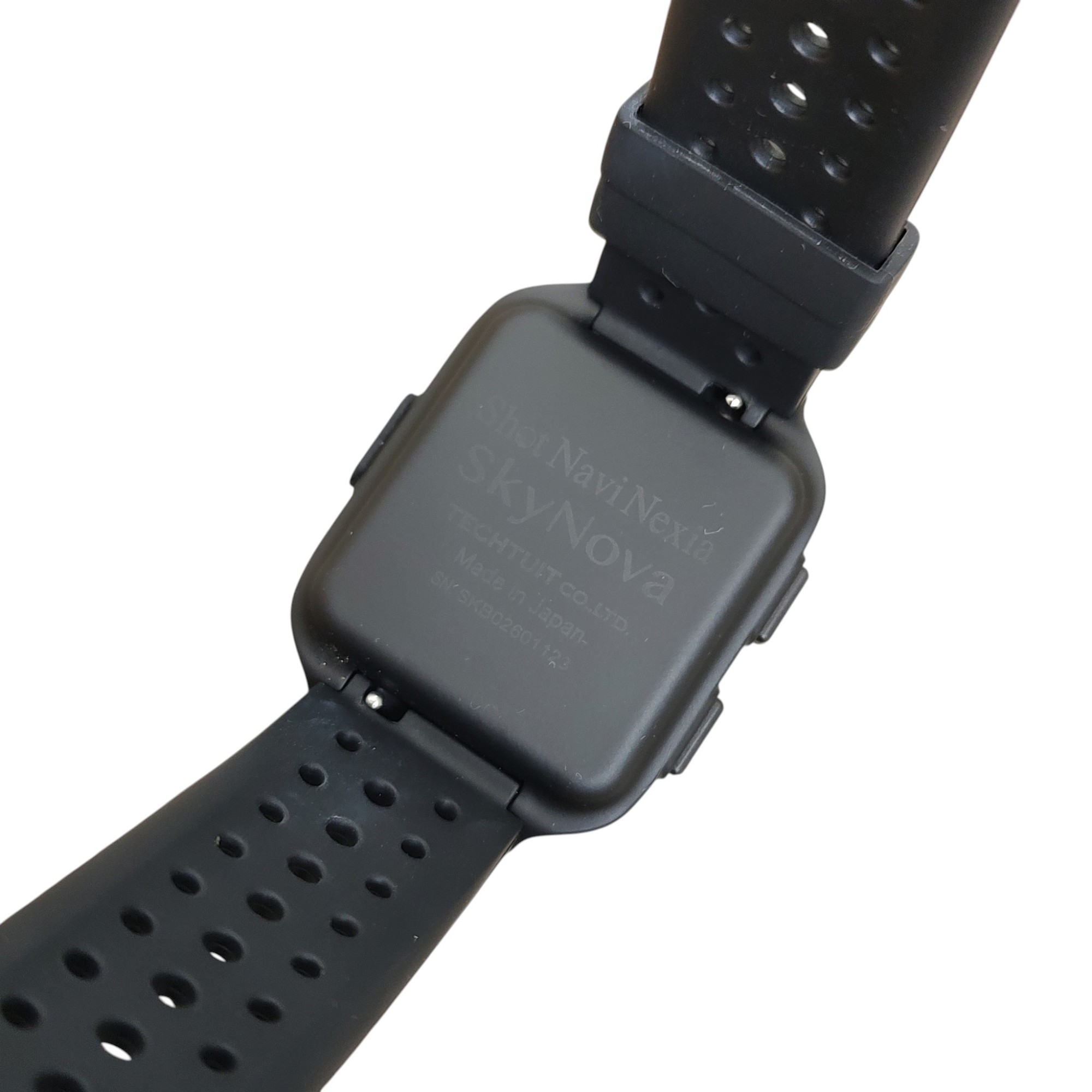 【中古】Shot Navi Nexia ショットナビ Sky Nova スカイノヴァ GPSウォッチ 距離測定器 腕時計 F ブラック ユニセックス