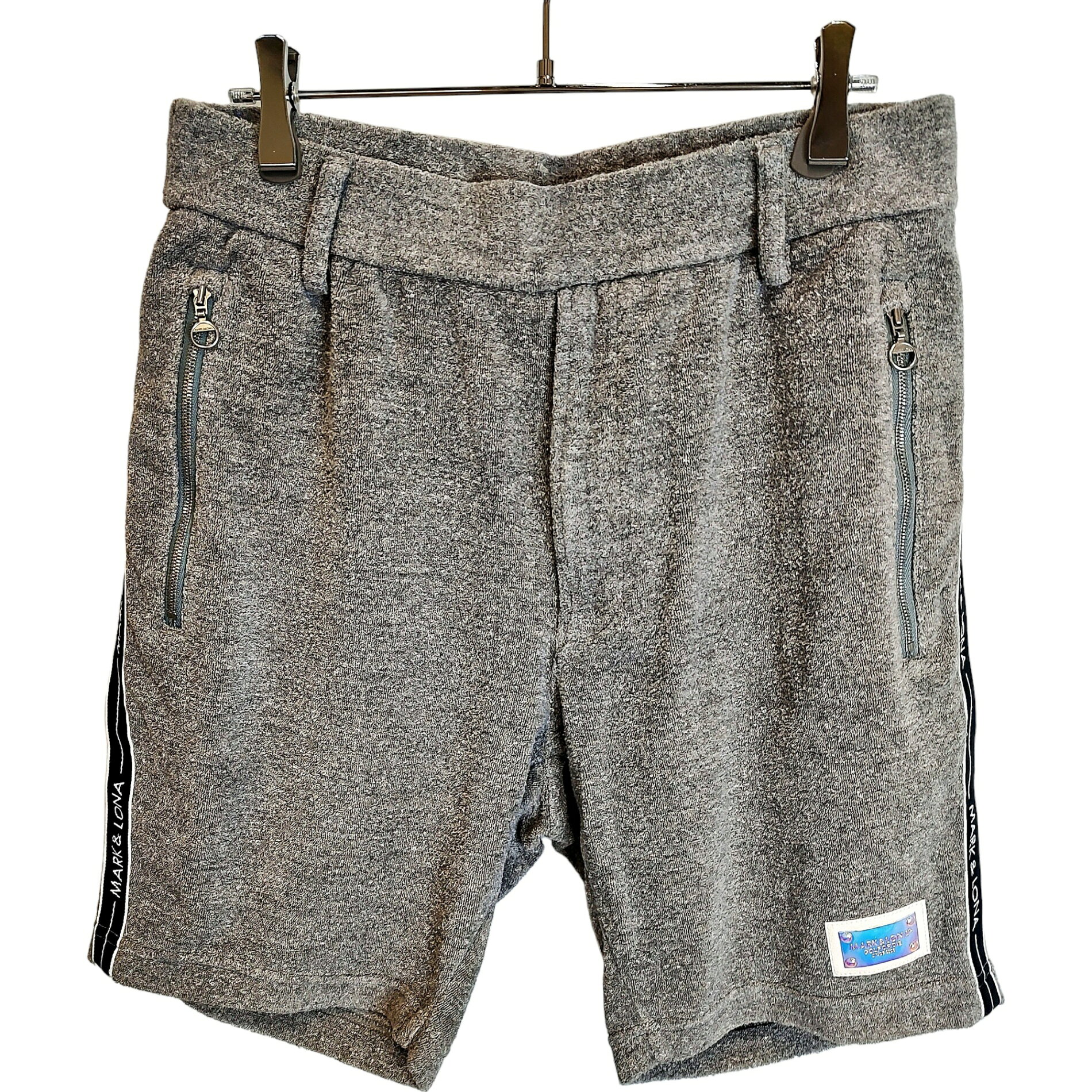 MARK&LONA マークアンドロナ ゴルフ 24SS Dogy Pile Shorts パイル ショートパンツ MLM-4A-AT10 46 グレー メンズ