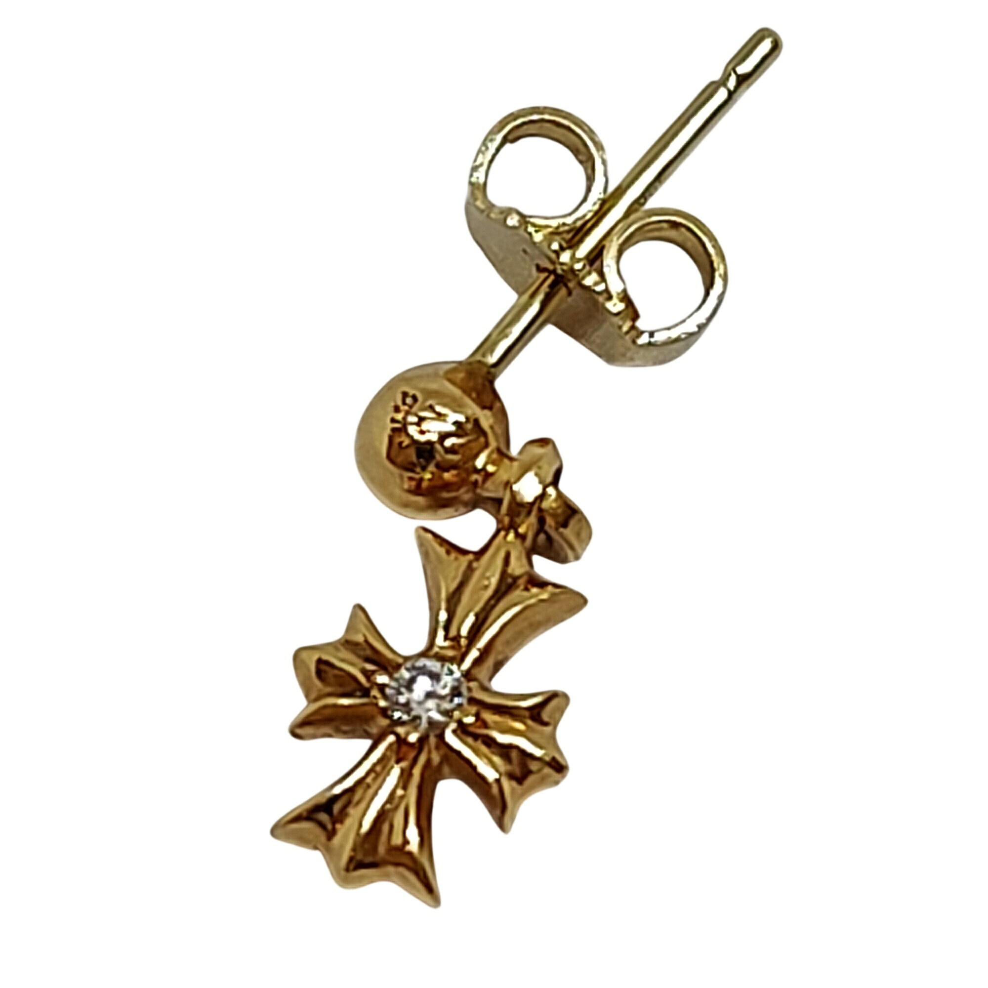 【中古】Chrome Hearts クロムハーツ 22K TNY E CH PLS DIA タイニー E CHプラス ...