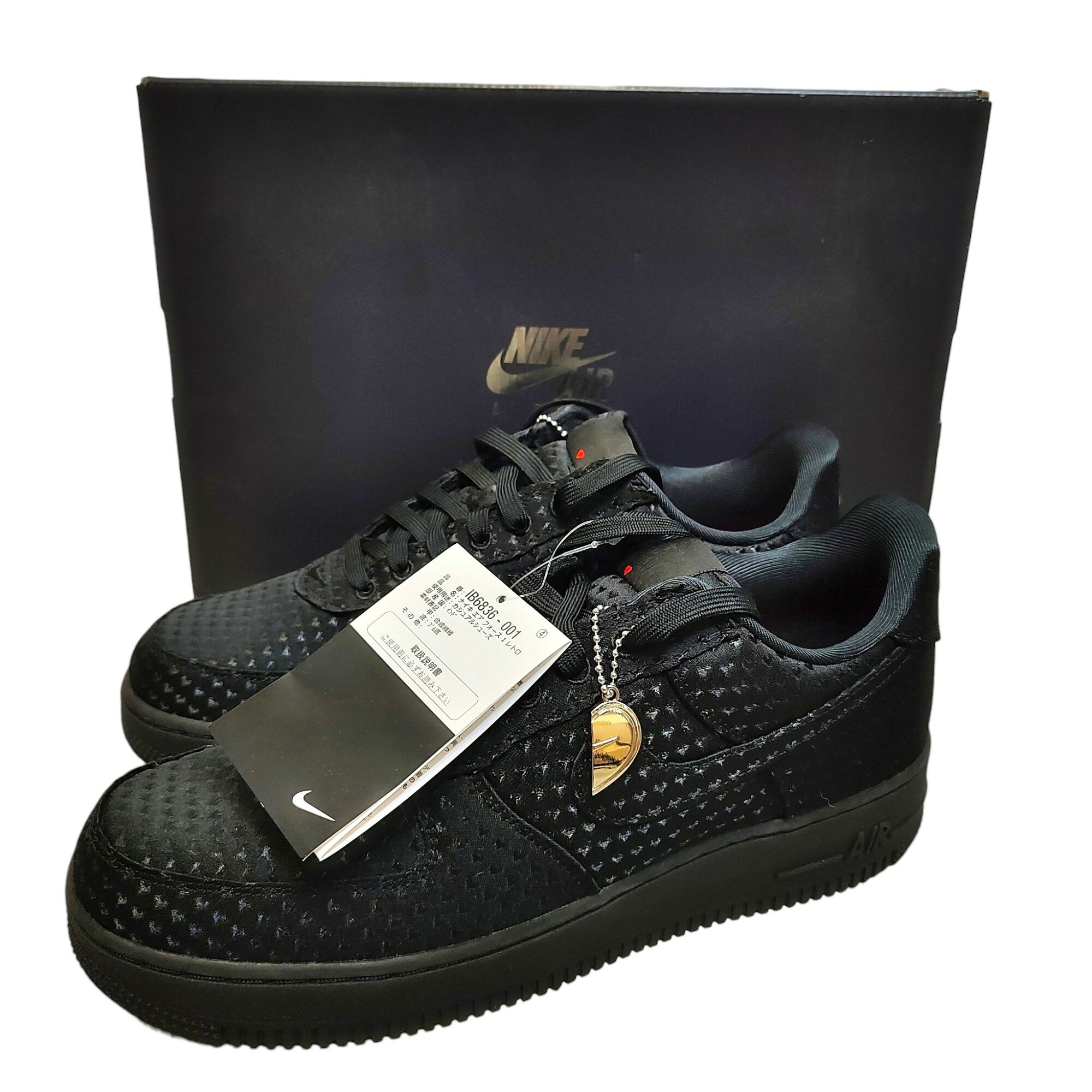 NIKE ナイキ Air Force 1 Low Retro Valentine’s Day 2026 Black エアフォース 1 ロー レトロ バレンタインデー スニーカー IB6836-001 27cm ブラック メンズ