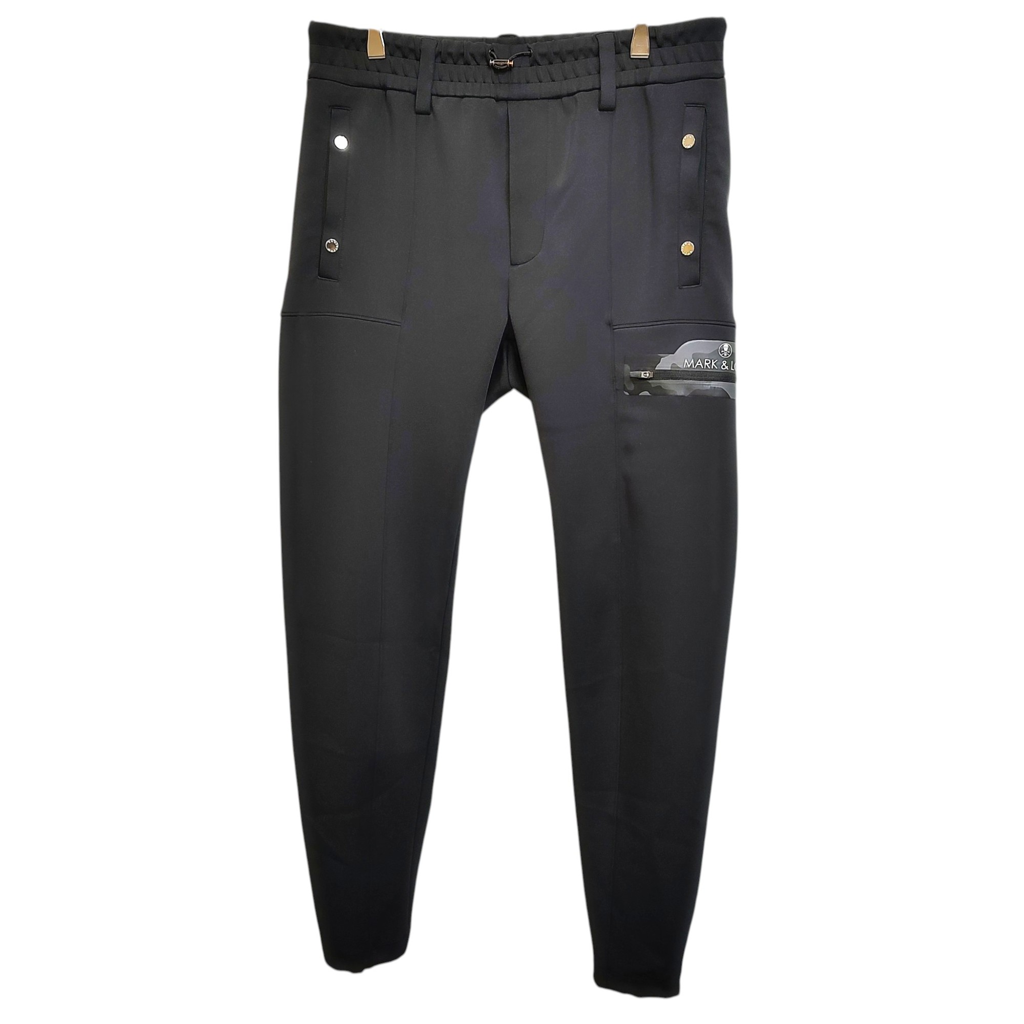 【中古】MARK&LONA マークアンドロナ ゴルフ Easy Tech Pants イージー テック パンツ MLM-2A-AT04 48 ブラック メンズ