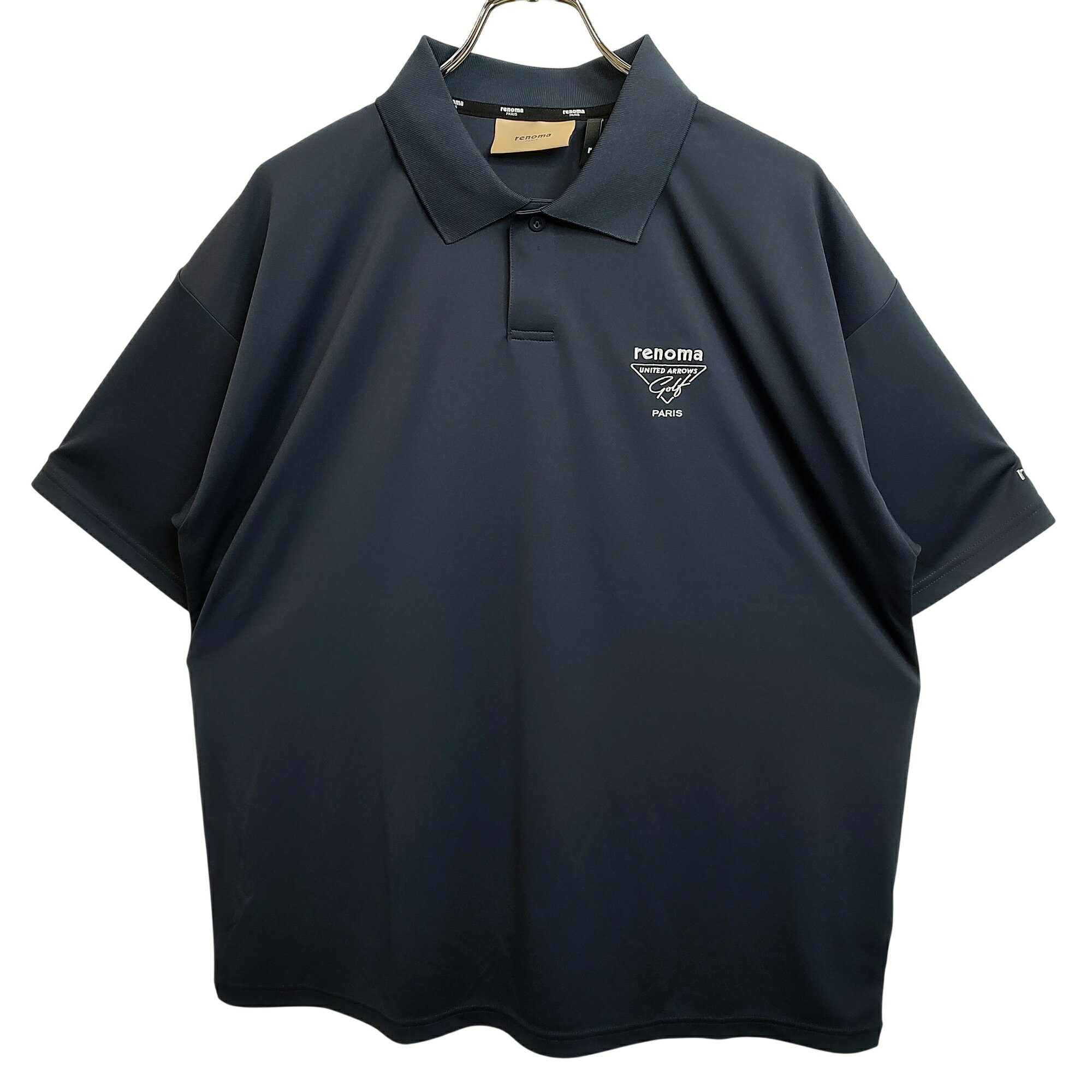 美品 renoma ゴルフ ポロシャツ ブラック Lサイズ renoma golf × PGC