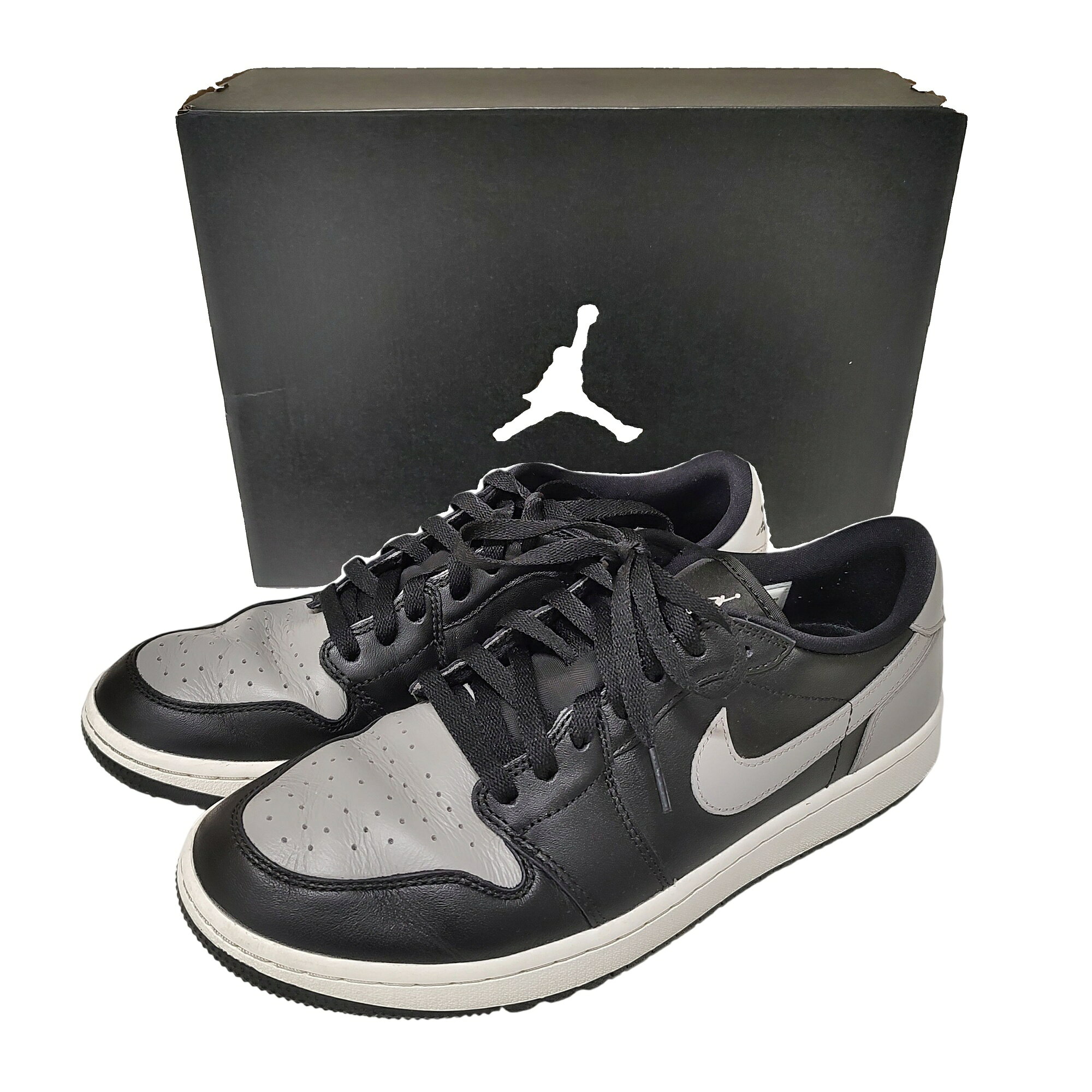 NIKE ナイキ Air Jordan 1 Low Golf Shadow エアジョーダン1 ロー スニーカー ゴルフシューズ DD9315-001 27.5cm シャドウ メンズ