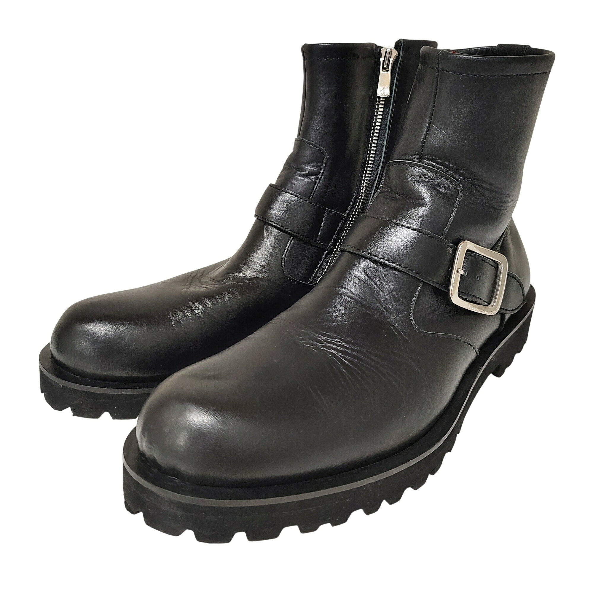 【中古】NOID ノーアイディー Side-zip short engineer boots サイド ZIP ショート...