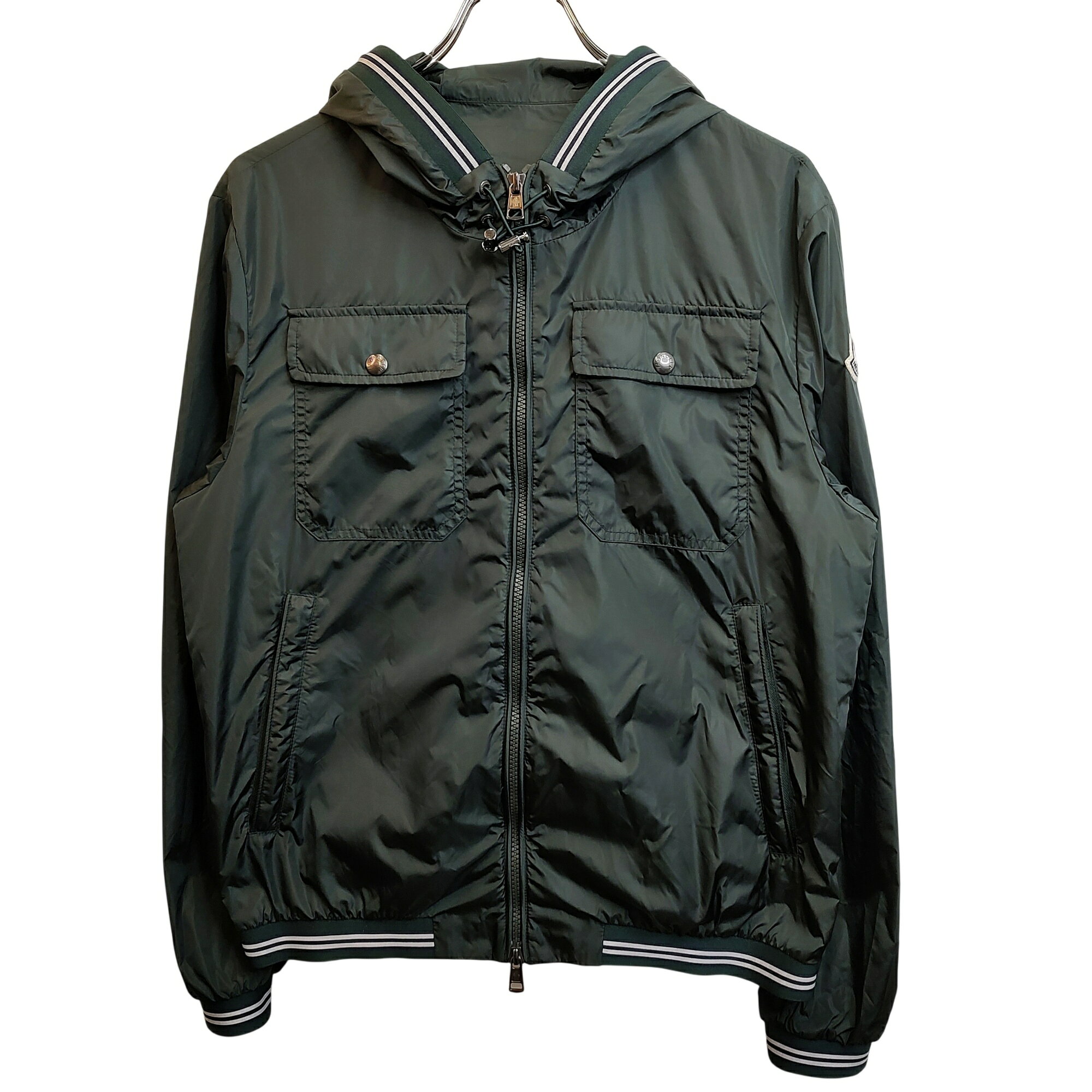 【中古】MONCLER モンクレール JEANCLAUDE GIUBBOTTO ナイロン パーカー  ...