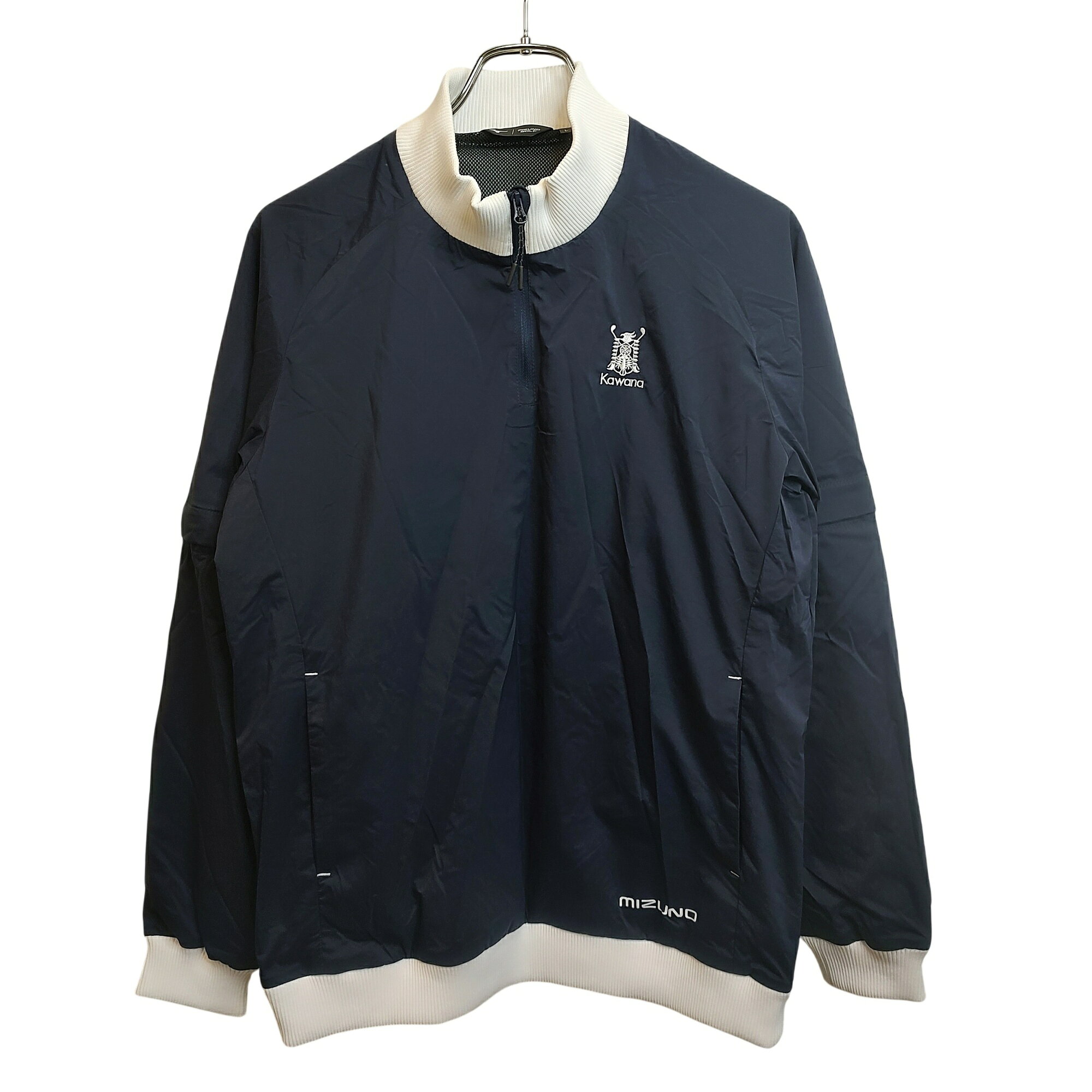 【中古】MIZUNO ミズノ GOLF KOWANA ナイロン ジャケット 511011123 L ネイビー メ...