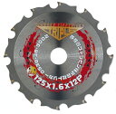 安い&高品質で大人気 125mm X 12P 1枚 替刃 刃 サイディング 外壁 オールダイヤ 消音 トリプルダイヤソー トリガー