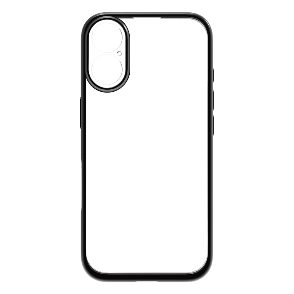 Simplism シンプリズム iPhone 16  超精密設計フルカバーTPUケース TR-IP24M2-AGSL-CLBKEC エコパッケージ