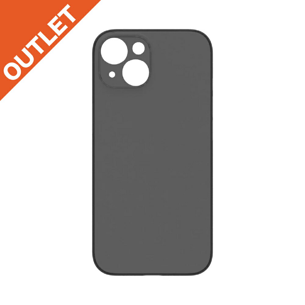 Rakuten - Simplism シンプリズム iPhone 15 [AIR-REAL Solid] 超精密設計 超極薄軽量ケース TR-IP23M2-ARSL-CLBKEC