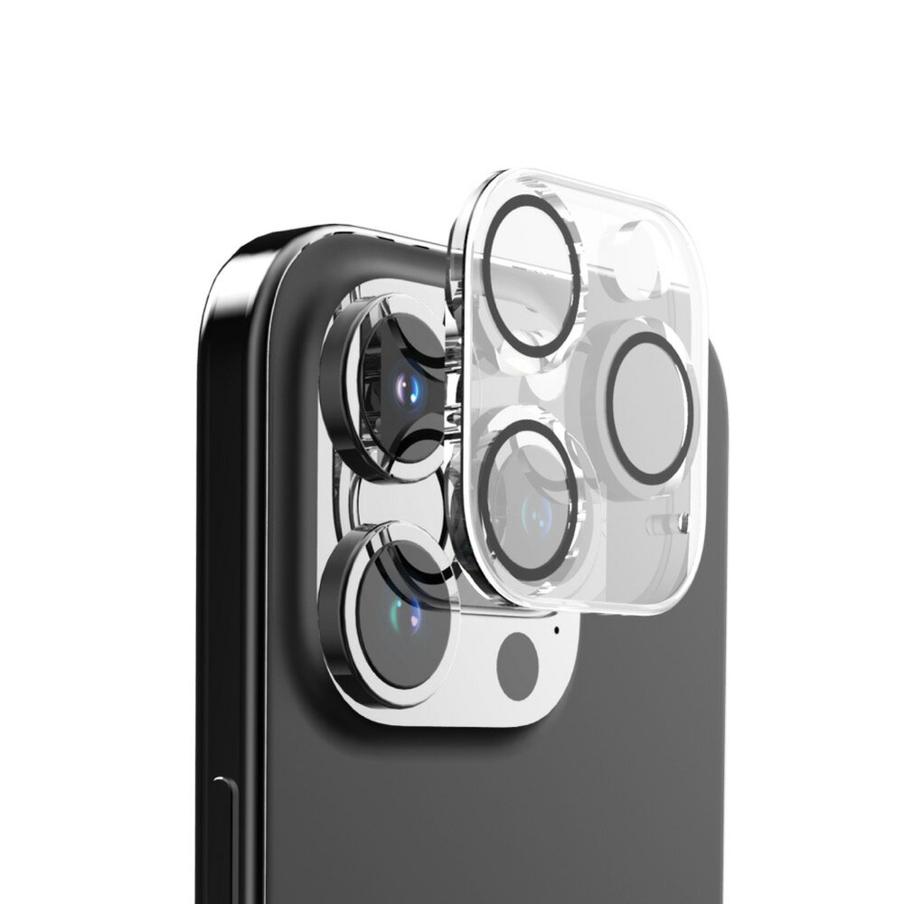 Simplism シンプリズム iPhone 16 Pro / Pro Max / 15 Pro / 15 Pro Max  クリア カメラレンズ保護ガラス TR-IP24ML3-LCF-PCCCLEC エコパッケージ