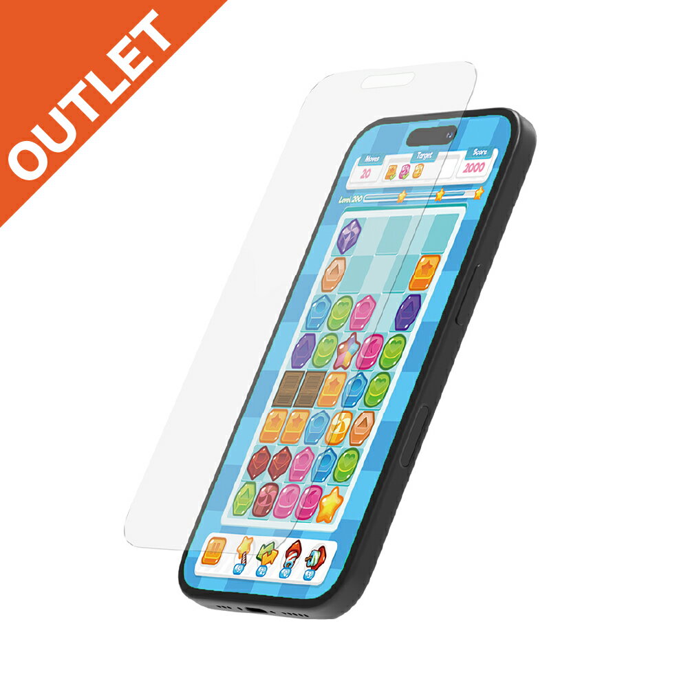 Rakuten - Simplism シンプリズム iPhone 16 / 15 / 15 Pro / 14 Pro [Gaming Glass] 反射防止 ゲーム専用ガラス TR-IP24M2-GLSG-EAGEC
