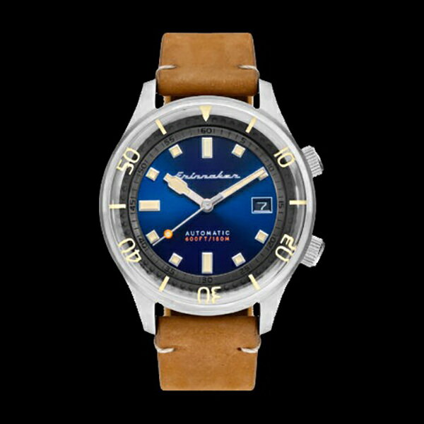 メーカー：SPINNAKER スピニカー製品名：SP-5062-05JANコード：4550012314443ケース直径：42mmムーブメント：日本製 自動巻ムーブメントバンド：レザー(ウォータープルーフ)ガラス：サファイアレンズ防水：18気...