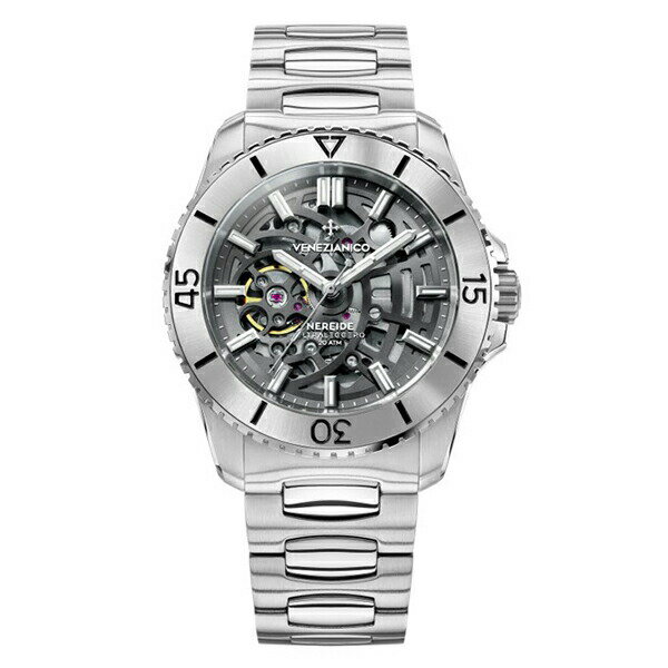 メーカー：VENEZIANICO ヴェネチアニコ製品名：3921508CJANコード：8056590472361ケース素材：ステンレススチール風防素材：無反射コーティングサファイアガラスムーブメント：自動巻(セイコーNH70A)ケース径：42mm防水：20気圧防水バンド素材：ステンレススチール説明：Ultraleggero は Nereide シリーズの中で最も革新的な時計です。ルネサンスと芸術と科学の密接な関係を象徴するウィトルウィウス的人体図からインスピレーションを得ています。スケルトン化された文字盤の独特の形状は、独自の特許取得済みのシステムにより、ムーブメントの本体に完璧にフィットし、より軽量でかさばりません。抜粋4：VENEZIANICO ヴェネチアニコ メンズ アナログ腕時計 NEREIDE ULTRALEGGERO42 3921508C ダイバーズウォッチ 自動巻き イタリア製 MADE IN ITARYメーカー：VENEZIANICO ヴェネチアニコ製品名：3921508CJANコード：8056590472361ケース素材：ステンレススチール風防素材：無反射コーティングサファイアガラスムーブメント：自動巻(セイコーNH70A)ケース径：42mm防水：20気圧防水バンド素材：ステンレススチール説明：Ultraleggero は Nereide シリーズの中で最も革新的な時計です。ルネサンスと芸術と科学の密接な関係を象徴するウィトルウィウス的人体図からインスピレーションを得ています。スケルトン化された文字盤の独特の形状は、独自の特許取得済みのシステムにより、ムーブメントの本体に完璧にフィットし、より軽量でかさばりません。抜粋4：VENEZIANICO ヴェネチアニコ メンズ アナログ腕時計 NEREIDE ULTRALEGGERO42 3921508C ダイバーズウォッチ 自動巻き イタリア製 MADE IN ITARY