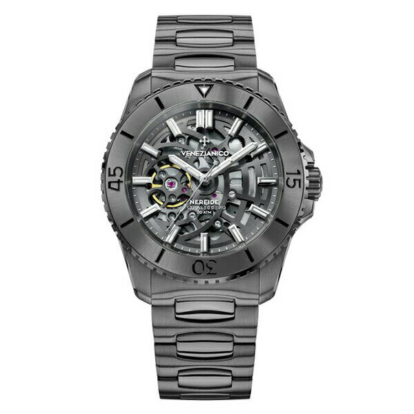 乐天商城 - VENEZIANICO メンズ 腕時計 スケルトン ダイバーズウォッチ 3921509C Nereide Ultraleggero 42 国内正規品 送料無料 ヴェネチアニコ