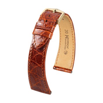 01808070-1-20 HIRSCH Genuine Croco ヒルシュ 腕時計用 革バンド 国内正規品 送料無料