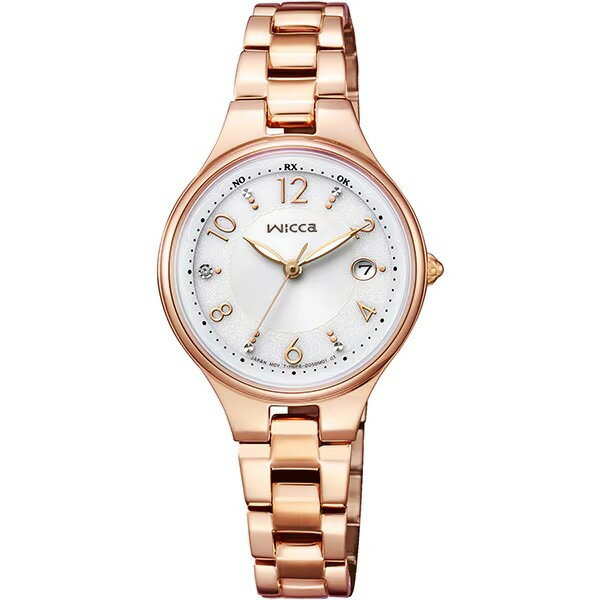 Rakuten - KS1-864-13 citizen シチズン wicca ウィッカ ソーラーテック電波　カレンダー付 レディース 腕時計 国内正規品 送料無料