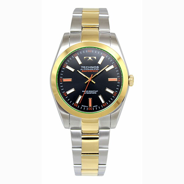 メーカー：TECHNOS テクノス製品名：T9C32TBJANコード：4589911885372防水：5気圧防水ケースサイズ（mm）：約41.0mmバンド素材：ステンレスケース素材：ステンレス商品仕様：TECHNOS創業100周年記念モデル。日本製クォーツムーブメント搭載で高精度と安心感を実現。シンプルながら視認性が高いデザインで普段使いからビジネス、フォーマルまで幅広く活躍。誕生日や記念日のギフトにも最適なメンズ腕時計です。 【商品詳細】 ムーブメント：2035 MIYOTA（電池式） 電池：SR626SW（※内蔵電池はモニター用） ケース厚さ：約9.5mm ベルト幅：約20.5-16.0mm 重量：約131g 仕様：高い視認性の針デザイン・インデックス バックル：Wロック三つ折れ式バックル 特徴：裏蓋に「100YEARS」刻印を施した特別仕様 【カラー】 文字盤：ブラック（2カラーインデックス） ベルト・ケース：コンビベルト（シルバー×ゴールド） 【付属品】 商品箱 メーカー保証書 【TECHNOS】 時計技術者であったメルヒオール・グンツィンガーにより、スイスのジュラ山岳地方のウェルシェロールの時計工房から始まったスイス発祥の歴史ある時計ブランド。ギリシャ語の「テクネー＝技術」に由来し、確かな技術力で世界中の時計ファンを魅了し続けています。TECHNOS テクノス 腕時計 メンズ T9C32TB クォーツ 日本製ムーブメント 100周年記念モデル コンビベルト 黒文字盤 ステンレス 高精度 シンプル デザイン ビジネス カジュアル フォーマル ギフト プレゼント 記念日 誕生日メーカー希望小売価格はメーカーカタログに基づいて掲載していますメーカー：TECHNOS テクノス製品名：T9C32TBJANコード：4589911885372防水：5気圧防水ケースサイズ（mm）：約41.0mmバンド素材：ステンレスケース素材：ステンレス商品仕様：TECHNOS創業100周年記念モデル。日本製クォーツムーブメント搭載で高精度と安心感を実現。シンプルながら視認性が高いデザインで普段使いからビジネス、フォーマルまで幅広く活躍。誕生日や記念日のギフトにも最適なメンズ腕時計です。 【商品詳細】 ムーブメント：2035 MIYOTA（電池式） 電池：SR626SW（※内蔵電池はモニター用） ケース厚さ：約9.5mm ベルト幅：約20.5-16.0mm 重量：約131g 仕様：高い視認性の針デザイン・インデックス バックル：Wロック三つ折れ式バックル 特徴：裏蓋に「100YEARS」刻印を施した特別仕様 【カラー】 文字盤：ブラック（2カラーインデックス） ベルト・ケース：コンビベルト（シルバー×ゴールド） 【付属品】 商品箱 メーカー保証書 【TECHNOS】 時計技術者であったメルヒオール・グンツィンガーにより、スイスのジュラ山岳地方のウェルシェロールの時計工房から始まったスイス発祥の歴史ある時計ブランド。ギリシャ語の「テクネー＝技術」に由来し、確かな技術力で世界中の時計ファンを魅了し続けています。TECHNOS テクノス 腕時計 メンズ T9C32TB クォーツ 日本製ムーブメント 100周年記念モデル コンビベルト 黒文字盤 ステンレス 高精度 シンプル デザイン ビジネス カジュアル フォーマル ギフト プレゼント 記念日 誕生日メーカー希望小売価格はメーカーカタログに基づいて掲載しています