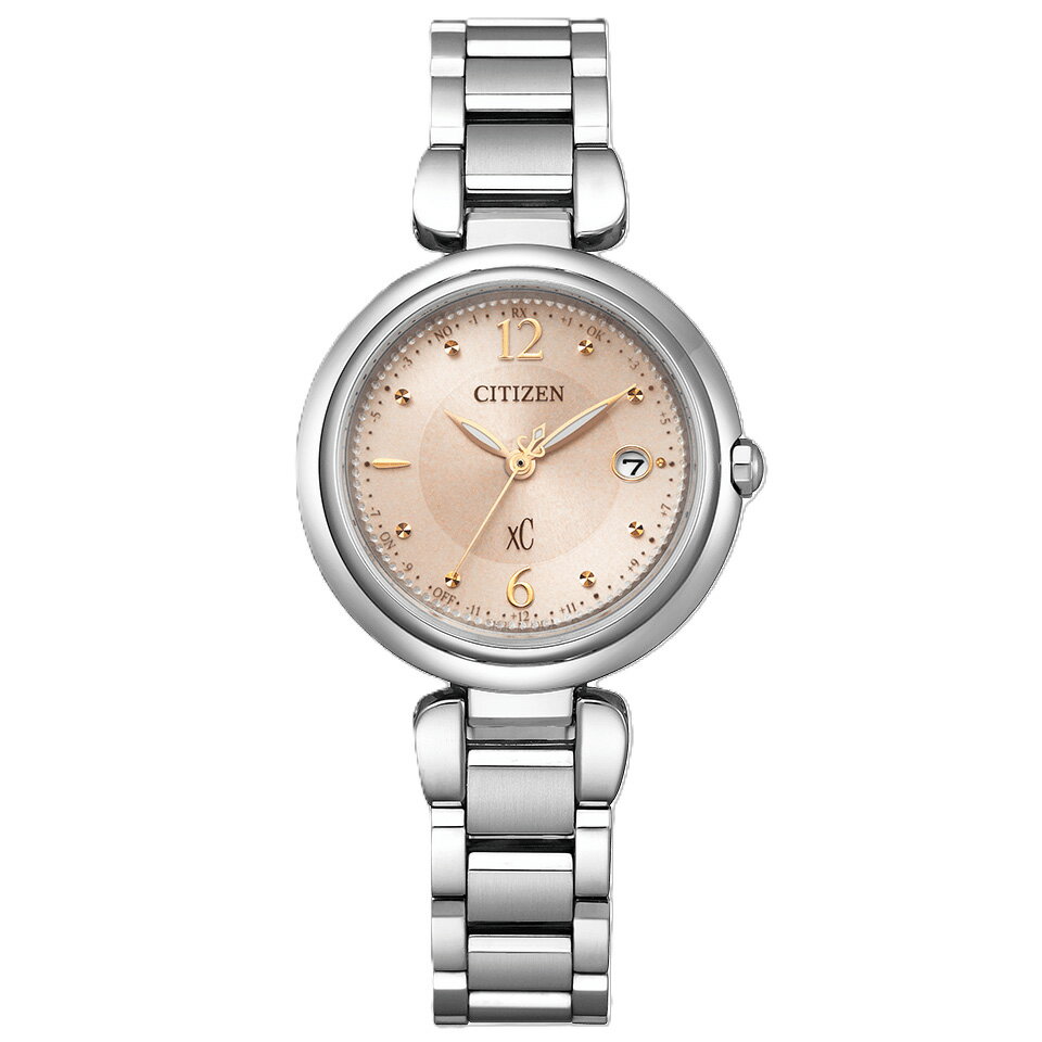 メーカー：CITIZEN シチズン XC クロスシー製品名：ES9460-88WJANコード：4974375530577ケース/サイズ：スーパーチタニウム/横幅29.0mm 厚み8.2mmムーブメント：光発電エコ・ドライブバンド/留金タイプ：スーパーチタニウム/プッシュ三つ折式防水：5気圧防水風防素材：球面サファイアガラス（無反射コーティング）商品の簡易説明：澄み渡るような気持ちで日々を過ごしてほしいと想いを込めた mizu collection 水面の波紋を思わせる、優しく丸みのあるベゼルとケースライン。雫に見立てたミルグレインをあしらった、ミルグレインドロップガラス。文字板には、露のようにキラキラ輝く8個のカットパーツと、9時位置にセッティングされた雫型のカットパーツ。 爽やかなライトシルバーのケースに、肌なじみの良いピンクベージュの文字板を合わせて優しい印象に仕上げました。CITIZEN シチズン XC クロスシー mizu collection CITIZEN シチズン XC クロスシー mizu collection エコ・ドライブ電波時計　ミルグレインドロップガラス風防 ES9460-88W ES9460-88Wメーカー希望小売価格はメーカー商品タグに基づいて掲載していますメーカー：CITIZEN シチズン XC クロスシー製品名：ES9460-88WJANコード：4974375530577ケース/サイズ：スーパーチタニウム/横幅29.0mm 厚み8.2mmムーブメント：光発電エコ・ドライブバンド/留金タイプ：スーパーチタニウム/プッシュ三つ折式防水：5気圧防水風防素材：球面サファイアガラス（無反射コーティング）商品の簡易説明：澄み渡るような気持ちで日々を過ごしてほしいと想いを込めた mizu collection 水面の波紋を思わせる、優しく丸みのあるベゼルとケースライン。雫に見立てたミルグレインをあしらった、ミルグレインドロップガラス。文字板には、露のようにキラキラ輝く8個のカットパーツと、9時位置にセッティングされた雫型のカットパーツ。 爽やかなライトシルバーのケースに、肌なじみの良いピンクベージュの文字板を合わせて優しい印象に仕上げました。CITIZEN シチズン XC クロスシー mizu collection CITIZEN シチズン XC クロスシー mizu collection エコ・ドライブ電波時計　ミルグレインドロップガラス風防 ES9460-88W ES9460-88Wメーカー希望小売価格はメーカー商品タグに基づいて掲載しています