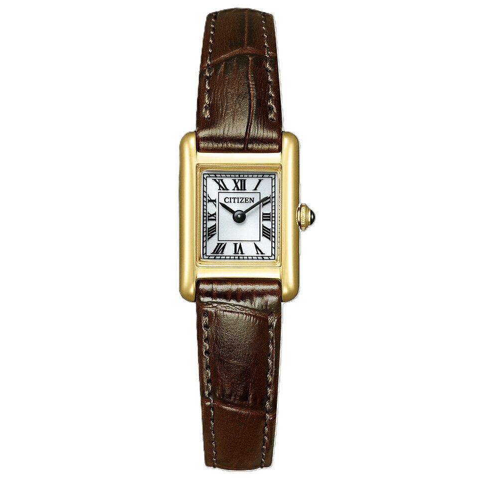 乐天商城 - CITIZEN シチズン Kii: キー EG2797-13A エコ・ドライブ クラシカル ヴィンテージ調 ローマ数字インデックス 小ぶりケース Classic Square