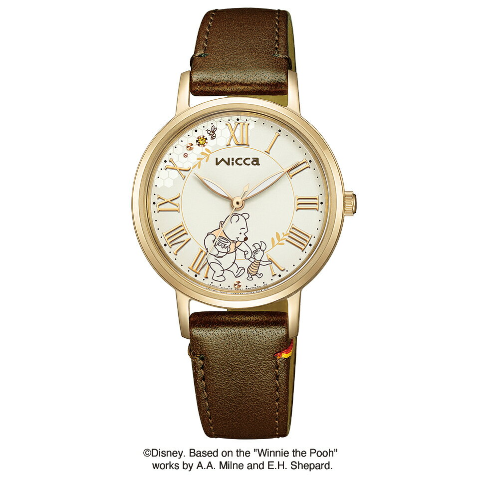Rakuten - KP5-123-90 CITIZEN シチズン wicca ウィッカ ソーラーテック Disney くまのプーさん レディース 腕時計 国内正規品 送料無料