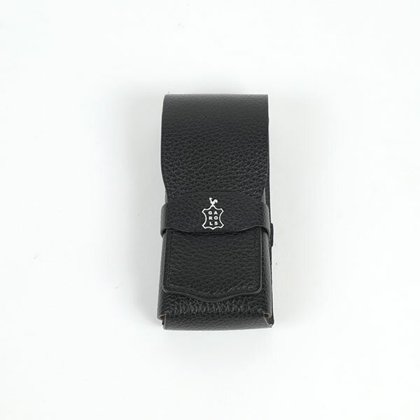 Rakuten - Garo Leather Studio Travel watch case Long type ブラック