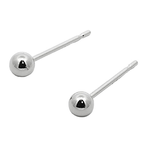 Rakuten - プラチナ ボールピアス PT900 丸玉ピアス 3mm シンプル ピアス プレゼント 女性 レディース