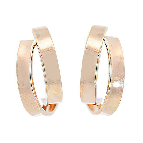 乐天商城 - 日本産 K18 地金ピアス 鏡面 2連 スタッドピアス 直結ピアス