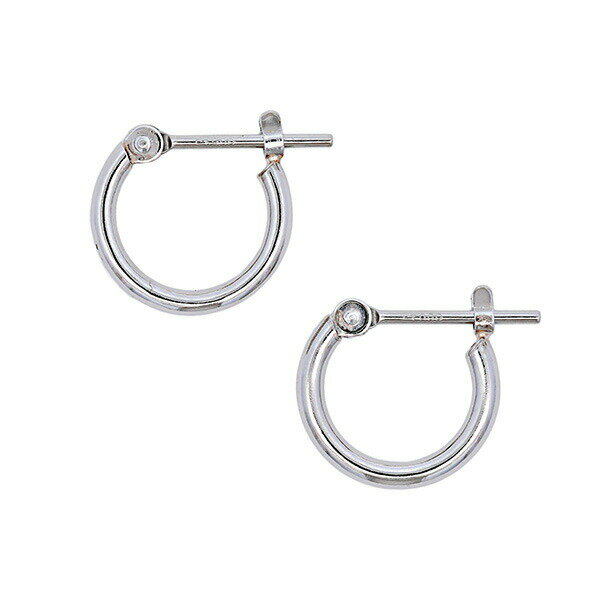 （p1510）日本製 プラチナ PT900 1.5mm×10mm フープピアス ピアス フープ Pt900 フープピアス プラチナピアス 輪っか 地金 1ペア