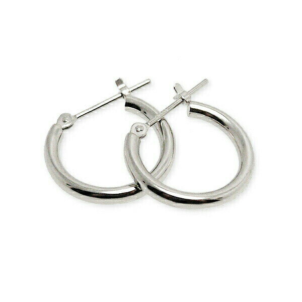 乐天商城 - 日本製 ピアス フープピアス 両耳用 定番 シンプル 太め PT900 2mm×17mm レディース 女性 メンズ 男性 セカンドピアス わっか プラチナ プレゼント