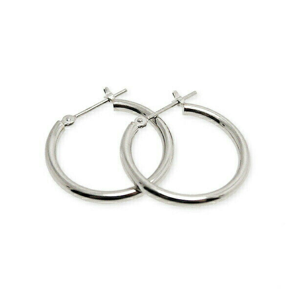 （pp202000）日本製 輪っかピアス プラチナピアス 地金 フープ 1ペア 両耳 定番 シンプル 太め PT900 2mm×20mm レディース 女性 メンズ 男性 セカンドピアス Pt プレゼント