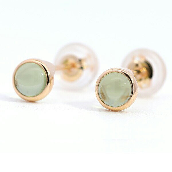 乐天商城 - ペリドット カボション フクリンピアス