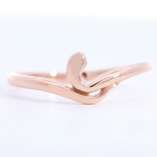 Rakuten - ヘビリング ピンクゴールド 地金 K18 PG スネーク