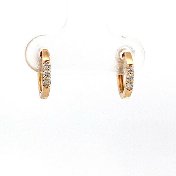 Rakuten - ピアス 18k ダイヤモンド ピアス 0.1ct