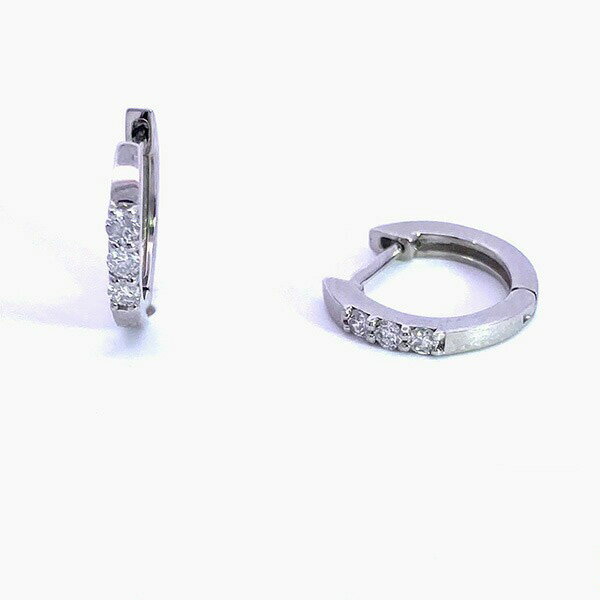 珠寶, 飾品（女士用） - ピアス ダイヤモンド 0.1ct プラチナ PT900