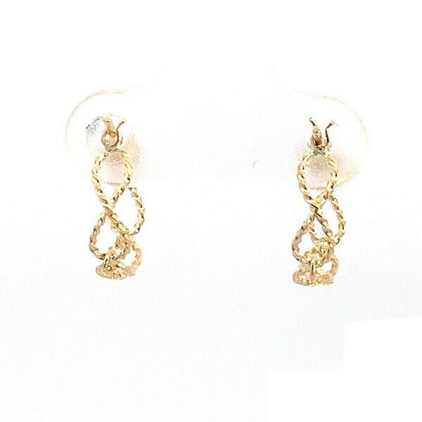 Rakuten - 18K インフニティ フープピアス