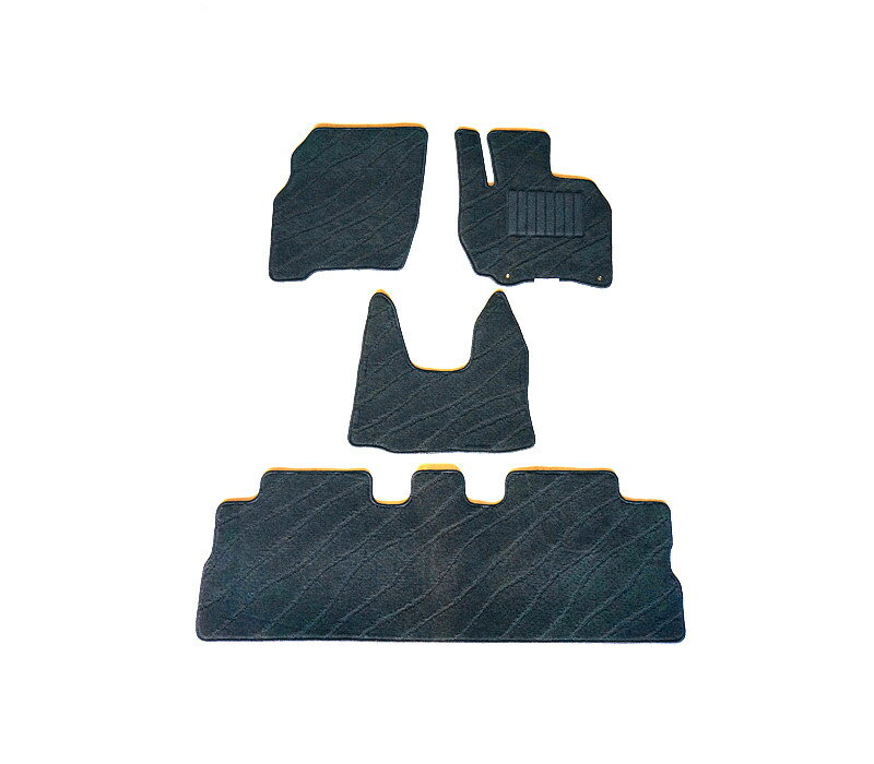 乐天商城 - カーマット 日産 デイズ B21W（標準仕様車のみ）平成25年6月〜 専用 新品 フロアマット ウェーブ柄 波柄 ブラック/グレー/ベージュ 黒/灰 国内産 ディーラーオプション アクセサリー インテリア カーペット 通販 販売 内装 [送料無料] カバー