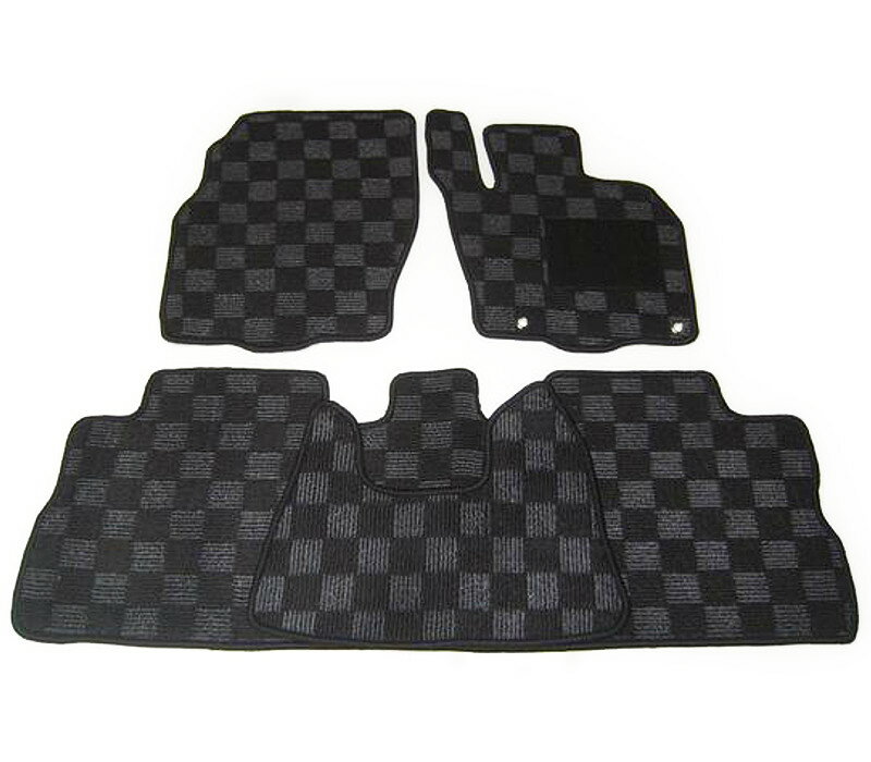 カーマット 三菱 ekワゴン/カスタム B11W 専用 新品 フロアマット EK eK レッド/ブラック/グレー/ブル..