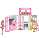バービー(Barbie) はじめてセット かわいいピンクの2かいだてのおうち【ドール付き】HCD48