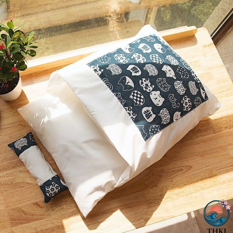 【全品5%ポイント】猫用 ベッド 寝袋 犬 猫 ペット 用 冬 防寒 あったか 寝具 マット 猫ハウス クッション 猫ベッド 用 品 ベッドタイプ 猫布団 枕付き ふわふわ 布団